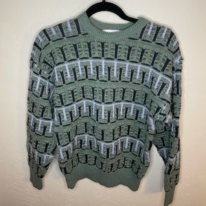 Men’s Green Sweater. Made in USA